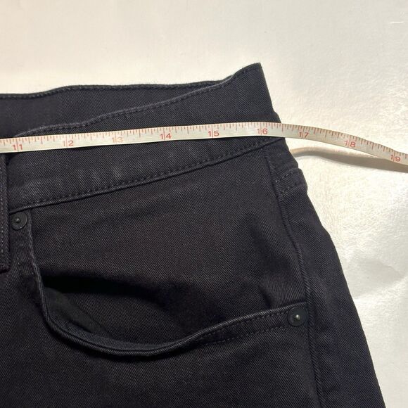 Hudson Jeans Mens Size 34x34 Black Blake Slim Straight Mid Rise Stretch Denim - Picture 7 of 14